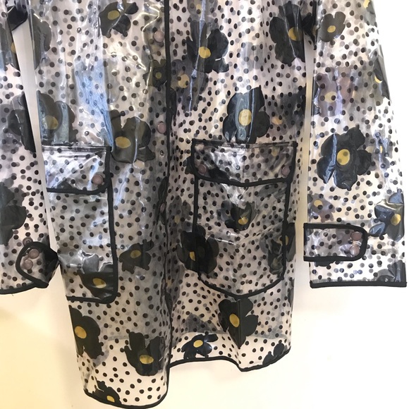 Urban Outfitters Raincoat Floral Polka Dot Large - Picture 8 of 8
